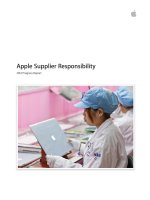 Apple Supplier Responsibility 2013 Progress Report pptx