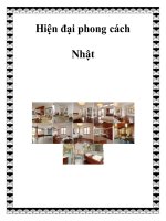 Hiện đại phong cách Nhật ppt