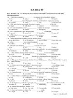 Đề ôn thi đại học môn Tiếng Anh năm 2013-Đề 9 pot