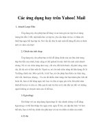 Các ứng dụng hay trên Yahoo! Mail pot