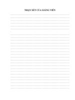 Tiểu luận: Hoan doi lai suat