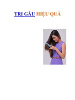 TRỊ GÀU HIỆU QUẢ. pptx