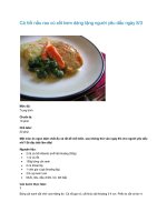 Cá hồi nấu rau củ xốt kem dàng tặng người yêu dấu ngày 8/3 docx