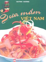 Dưa mắm Việt Nam docx