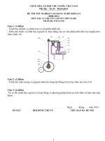 đề thi lý thuyết khóa 2 - công nghệ ôtô - mã đề thi oto - lt (30)
