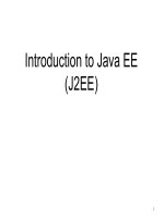 Introduction to Java EE (J2EE) pdf
