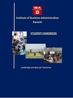 Institute of Business Administration Karachi  ppt