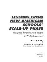 Lessons From New American Schools'''' Scale-Up Phase pdf