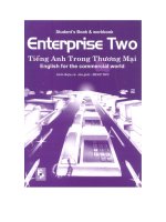 Enterprise Two English for the commercial world - Tiếng Anh trong thương mại potx