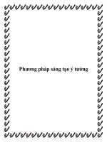 Phương pháp sáng tạo ý tưởng pdf