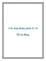 Các ứng dụng quản lý vá lỗi tự động pdf