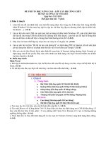 Đề thi tin học nâng cao