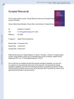 The green brewery concept - Energy efficiency and the use of renewable energy sources in breweries ppt