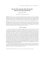 Mô hình hóa hệ thống truy vấn cơ sở dữ liệu phục vụ sản xuất, kinh doanh qua mạng điện thoại công cộng. pdf