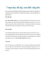 7 mẹo hay để dạy con biết vâng lời pptx