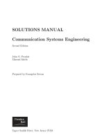 SOLUTIONS MANUAL Communication Systems Engineering Second EditionJohn G. Proakis Masoud ppt