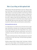 Bảo vệ sự riêng tư khi upload ảnh potx