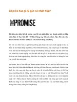 Chọn lời hứa gì để gắn với nhãn hiệu? doc