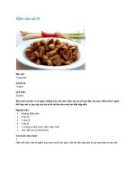 Nấm xào sả ớt pptx