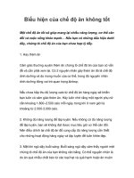 Biểu hiện của chế độ ăn không tốt pot