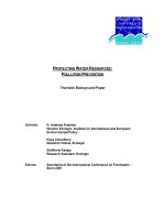 PROTECTING WATER RESOURCES: POLLUTION PREVENTION doc