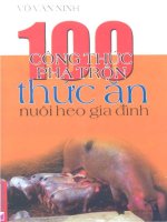 100 công thức pha trộn thức ăn nuôi heo gia đình docx