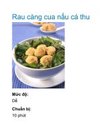 Rau càng cua nấu cá thu pptx