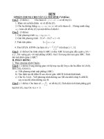 Đề thi thử tốt nghiệp trung học phổ thông - Đề 78 doc