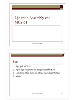 Lập trình asembly cho MCS-51 pot