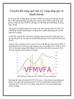 Chuyển đổi sang quỹ mở, kỳ vọng tăng giá và thanh khoản docx