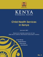 Child Health Services in Kenya docx