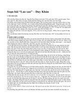 Soạn bài “Lao xao” – Duy Khán