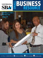 BUSINESS RESOURCE - Building on SBA’s Record Year pot