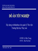 Đồ án tốt nghiệp: 