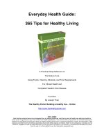 365 Health Tips Ebook potx