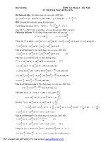 Những bài tập lượng giác hay 2012