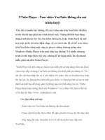 YTube Player - Xem video YouTube không cần mở trình duyệt doc