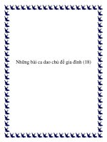 Những bài ca dao chủ đề gia đình hạnh phúc pot