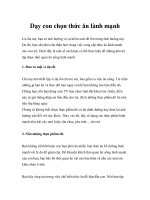 Dạy con chọn thức ăn lành mạnh potx