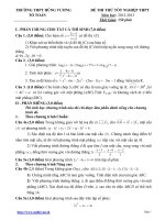 Bộ đề Toán Ôn thi TN THPT 2013 của Tỉnh Bình Thuận (Phần 2) docx