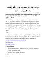 Hướng dẫn truy cập và đồng bộ Google Drive trong Ubuntu docx