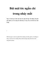Búi mái tóc ngắn chỉ trong nháy mắt pot