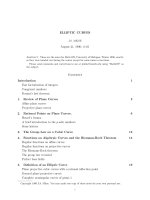elliptic curves - notes for math 679 - j. milne, u. michigan