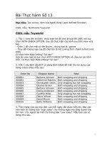 Bài tập thực hành môn cơ sở dữ liệu