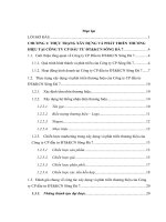 Đề tài: Thực trạng xây dựng và phát triển thương hiệu của Công ty CP đầu tư ĐT&KCN Sông Đà 7 pdf