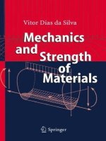 Mechanics and strength of materials vitor dias da silva