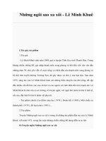 Những ngôi sao xa xôi - Lê Minh Khuê docx