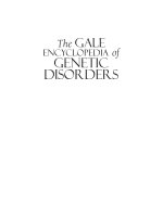 The GALE Genetic Disorders VOLUME of 2 M-Z pot