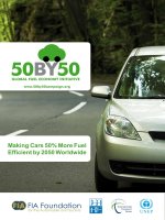 Making Cars 50% More Fuel Efficient by 2050 Worldwide ppt