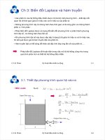 Kỹ thuật điều khiển tự động _ Chương 3 pot